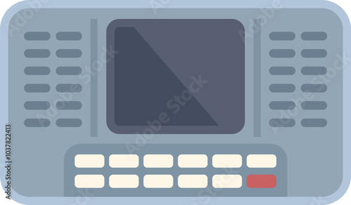 Classic answering machine is displaying an incoming voice message from a caller