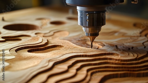 CNC at work. 