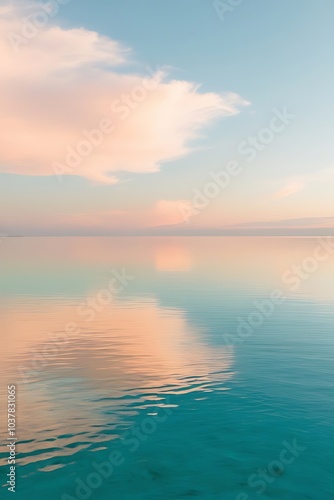 Serene Sunset over Calm Waters