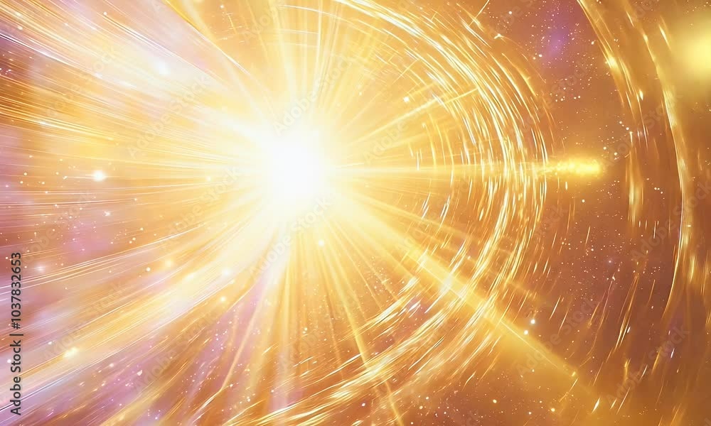 A vibrant cosmic explosion representing energy and light in the universe. A vibrant cosmic explosion representing energy and light in the universe.