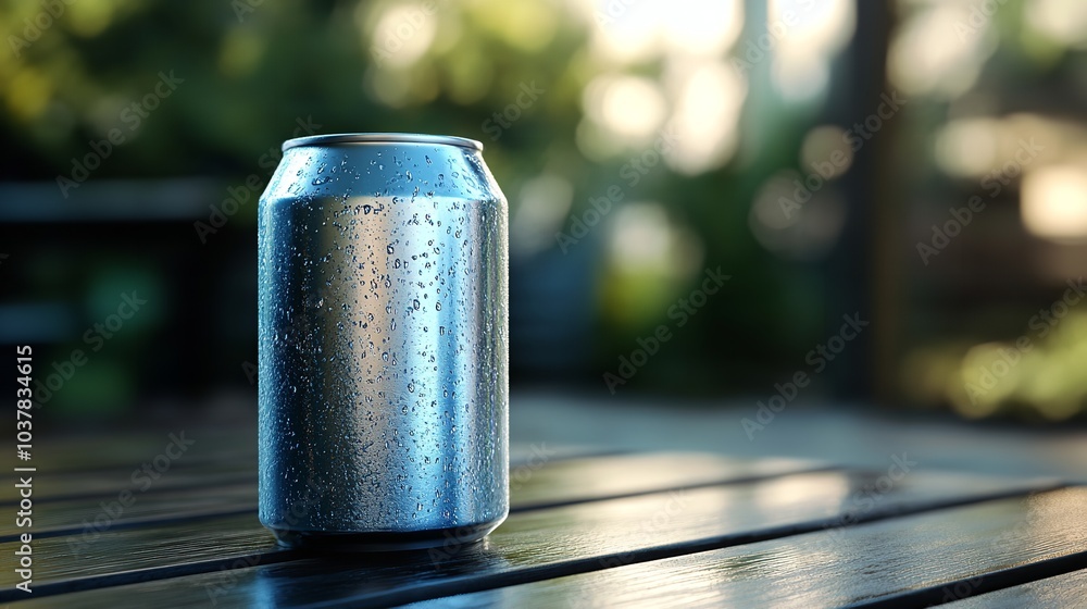 Aluminum Soda Can Mockup: Advertising Drinks Product with a Feature Aluminum Soda Can Mockup: Advertising Drinks Product with a Feature
