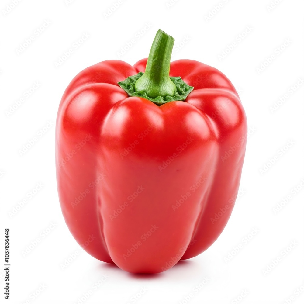 red bell pepper isolated on white background studio shot fresh vegetable clean healthy food food photography raw vibrant healthy lifestyle close up macro organic bright red bell pepper isolated on white background studio shot fresh vegetable clean healthy food food photography raw vibrant healthy lifestyle close up macro organic bright