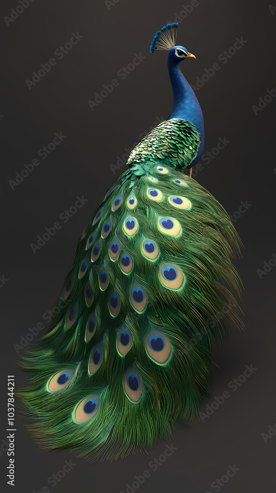 custom made wallpaper toronto digitalThe Peacock,peacock with an open tail.