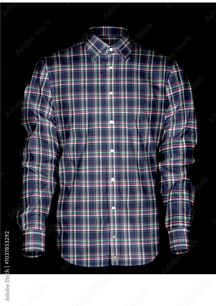 Men plaid textured check shirt winter season .
Men plaid textured check shirt winter season .