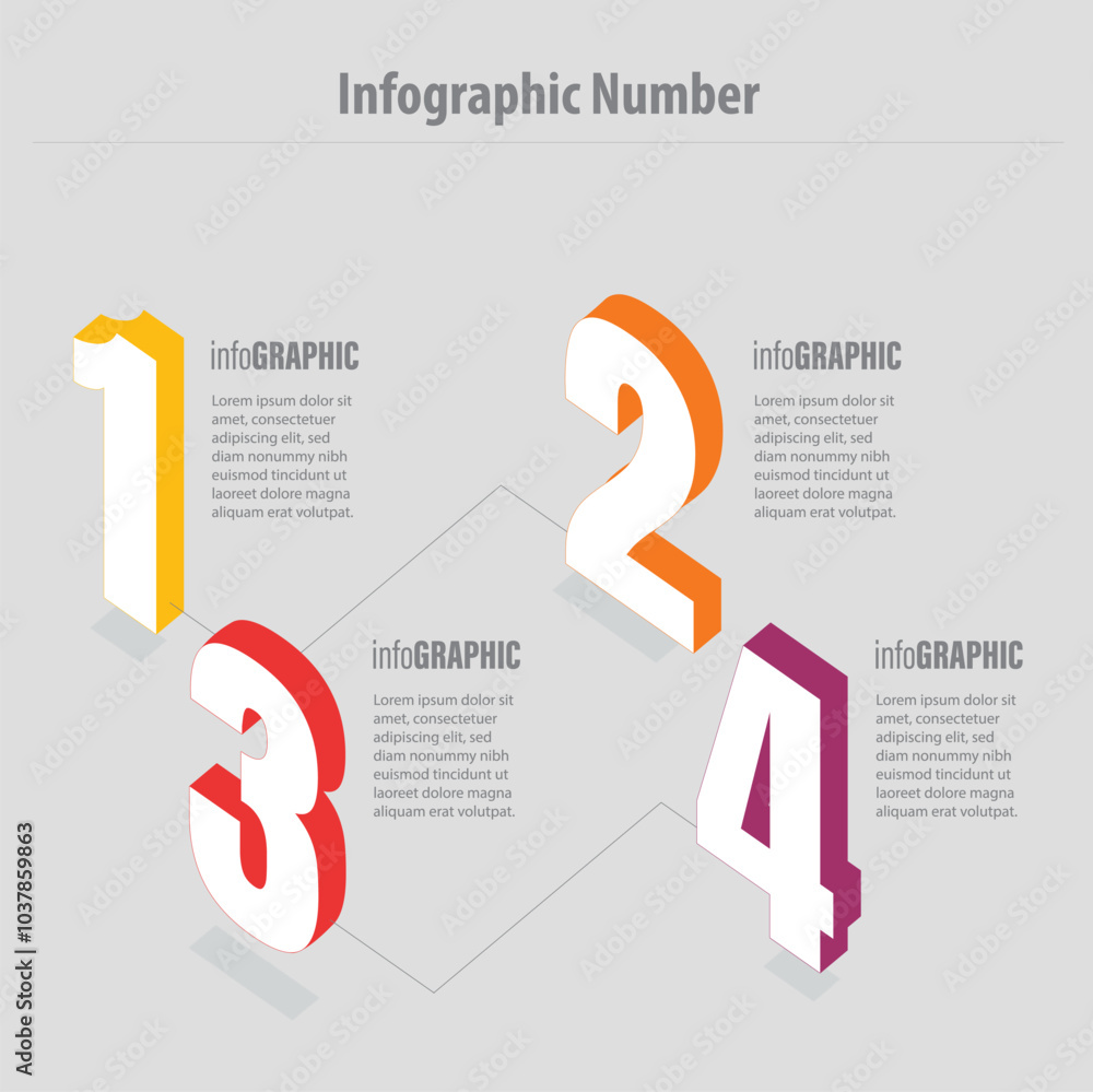 infographic number template elegant infographic number template elegant