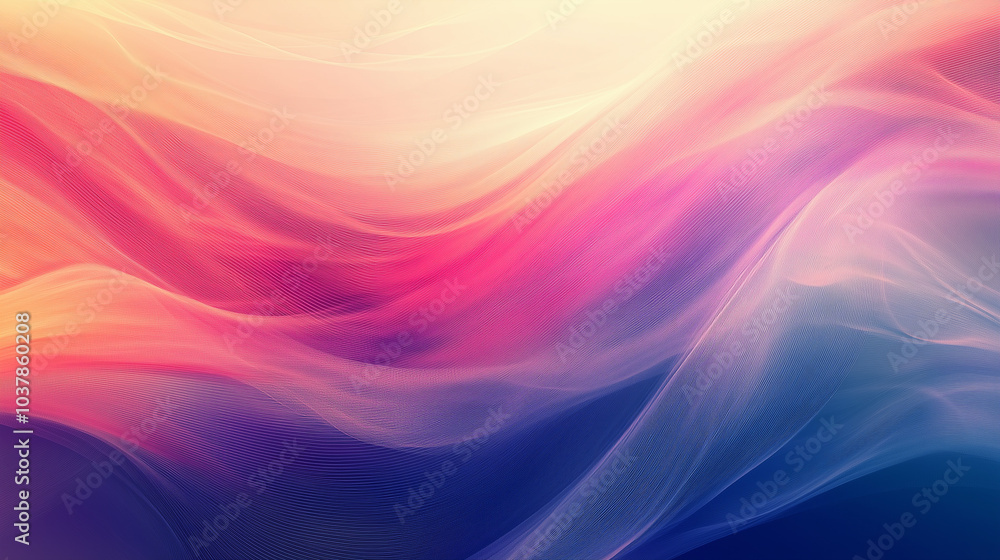 Obraz premium Abstract Background Design with Dynamic Colored Lines