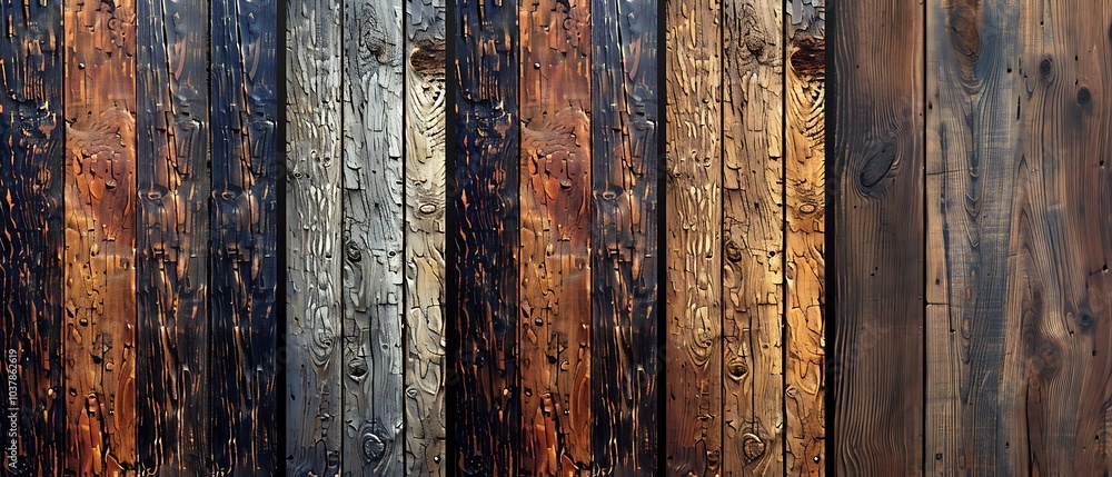 Fototapeta premium Exploring the beauty of textured wooden surfaces a study of natural patterns and colors in wood grain variations