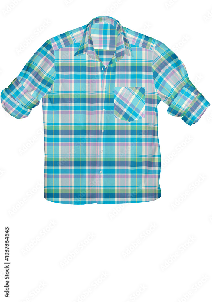 3D illustration summar season men shirt 3D illustration summar season men shirt
