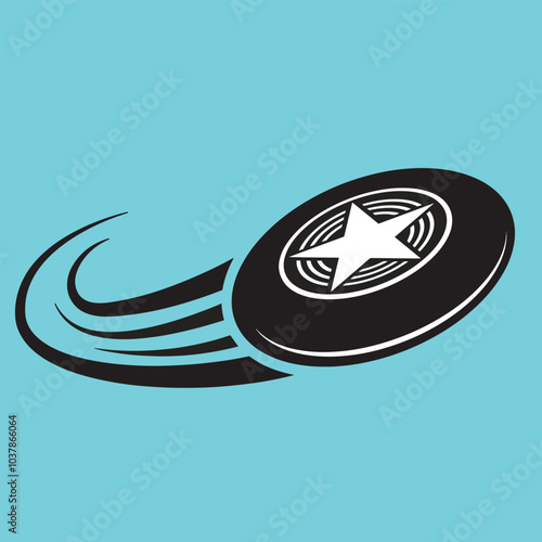 Frisbee icon Vector illustration Artwork 