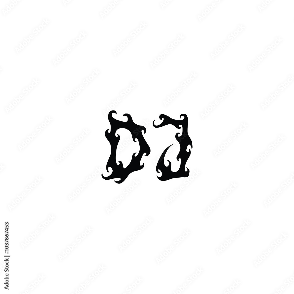 DJ monogram logo design letter text name symbol monochrome logotype alphabet character simple logo DJ monogram logo design letter text name symbol monochrome logotype alphabet character simple logo