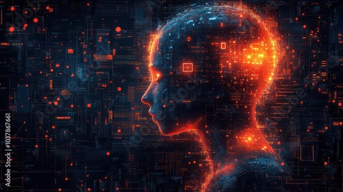 conceptual illustration of ai governance featuring abstract representations of legal standards and regulatory frameworks symbolizing the intersection of technology and ethics