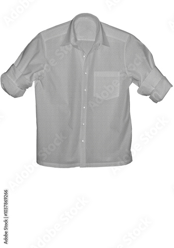 3D illustration summar season men shirt photo