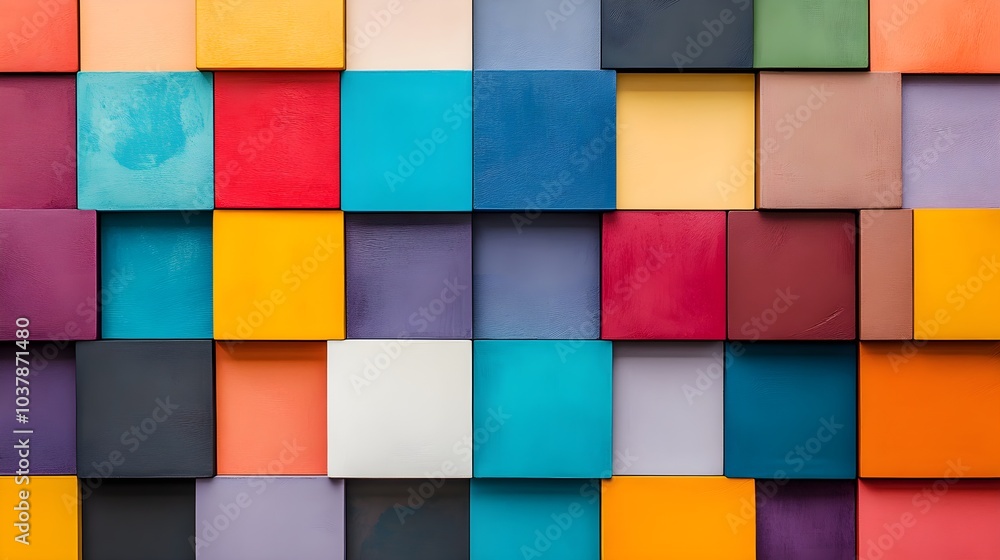 Colorful Geometric Pattern Abstract Background Colorful Geometric Pattern Abstract Background