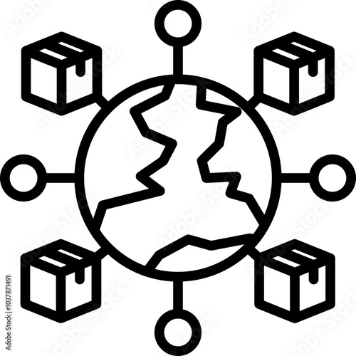 Logistic Network Icon