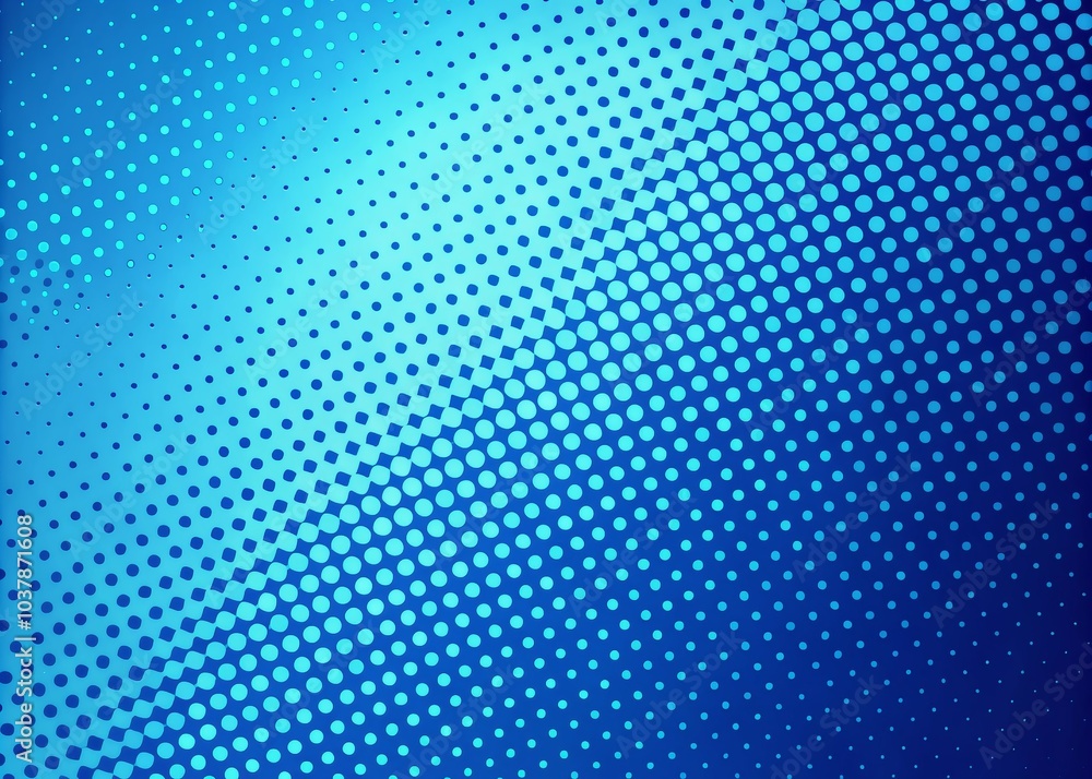 An elegant abstract dotted background in shades of blue and light blue, integrating a halftone pattern, perfect for An elegant abstract dotted background in shades of blue and light blue, integrating a halftone pattern, perfect for