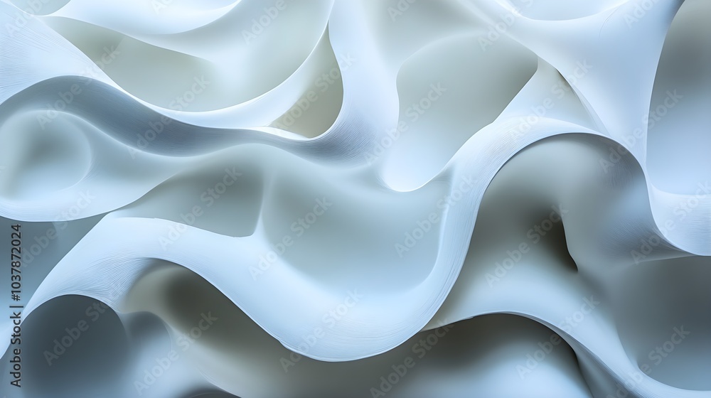 Obraz premium Abstract White Paper Texture Background