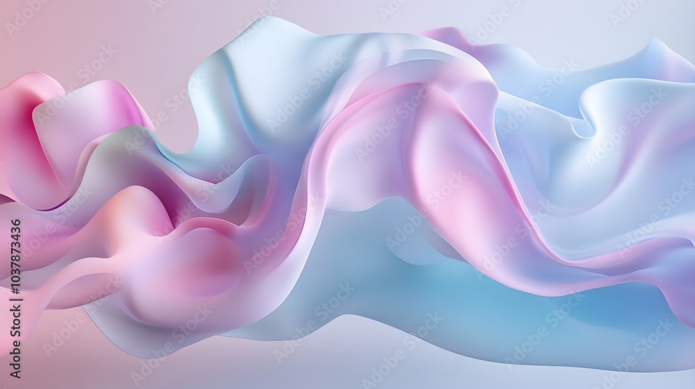 Fototapeta premium Abstract Pink and Blue Swirling Background