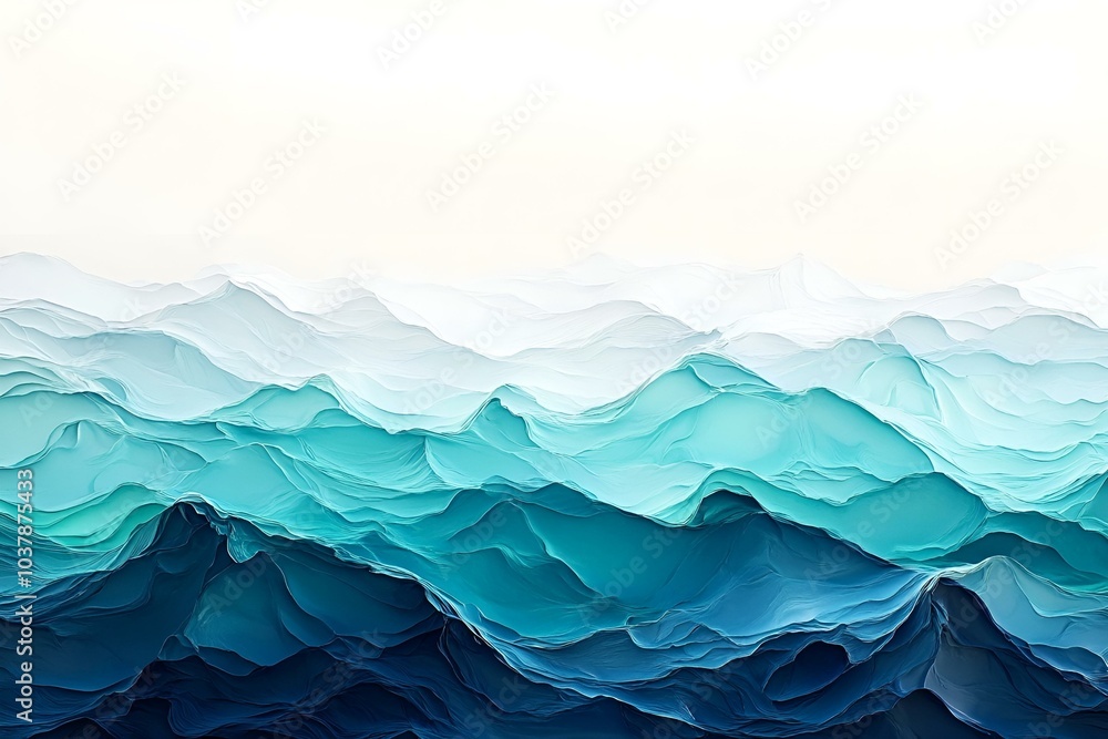 A soothing gradient that shifts from dark blue at the top to bright turquoise and light foam sea green towards the bottom. A soothing gradient that shifts from dark blue at the top to bright turquoise and light foam sea green towards the bottom.