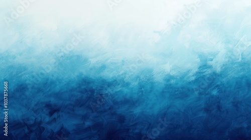 Abstract Blue Watercolor Background