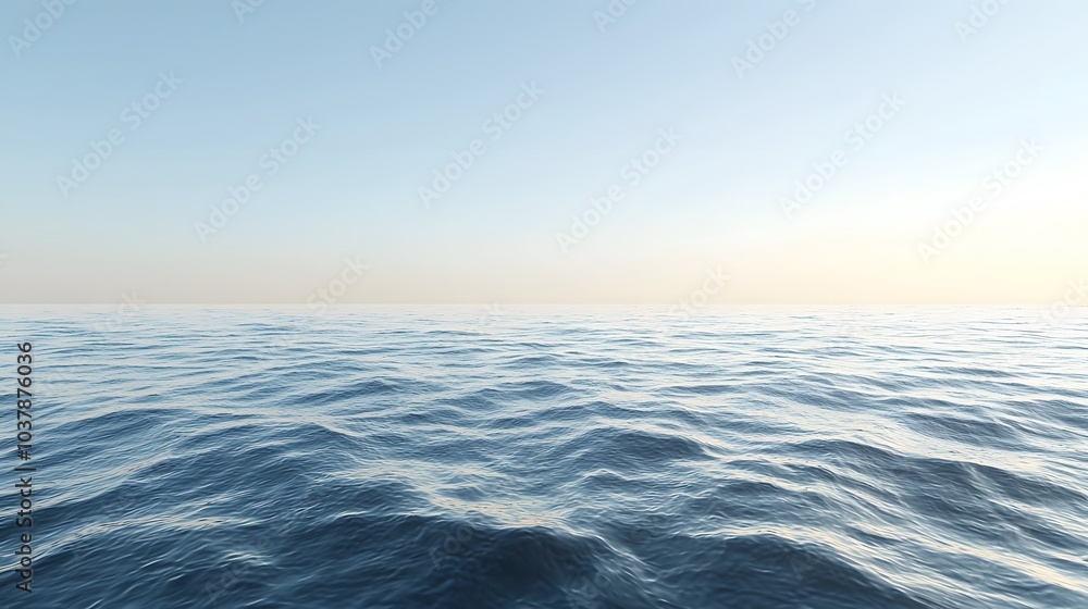 Obraz premium Calm Ocean Waters.