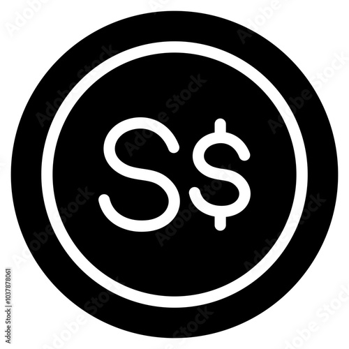 Singapore dollar icon