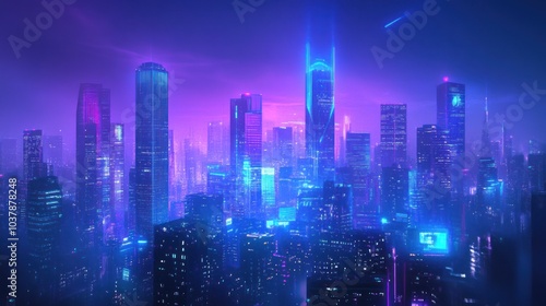 Neon Cityscape