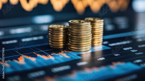 Annuity: Annuity payout chart on a financial planning dashboard