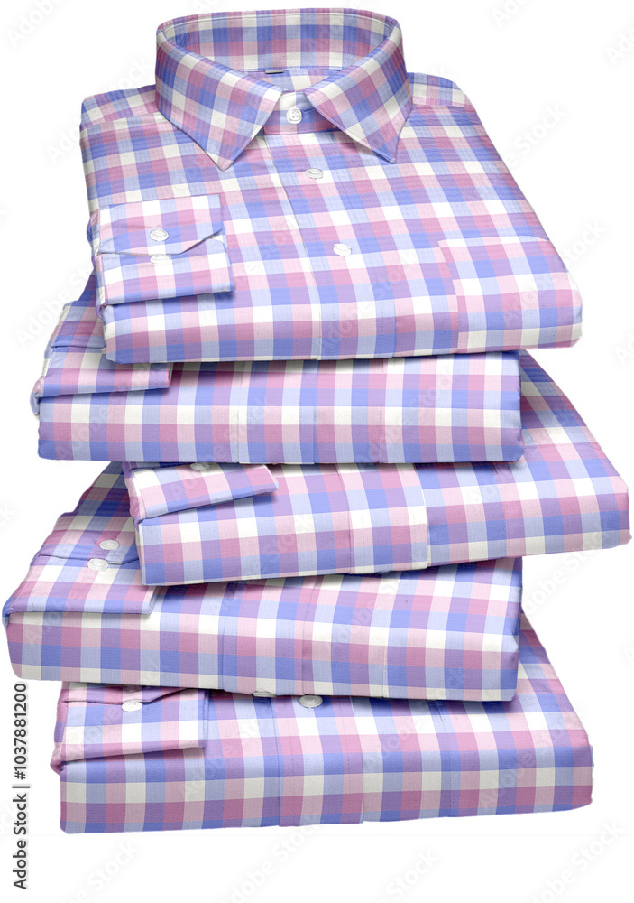 3D illustration autumn season check shirt. 3D illustration autumn season check shirt.