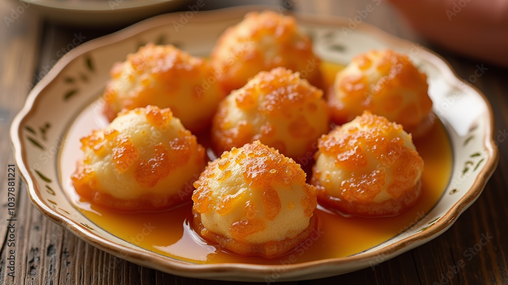 Gulab Jamun with Cardamom Syrup Gulab Jamun with Cardamom Syrup