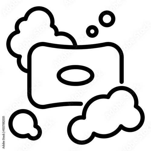 water icon, line icon style