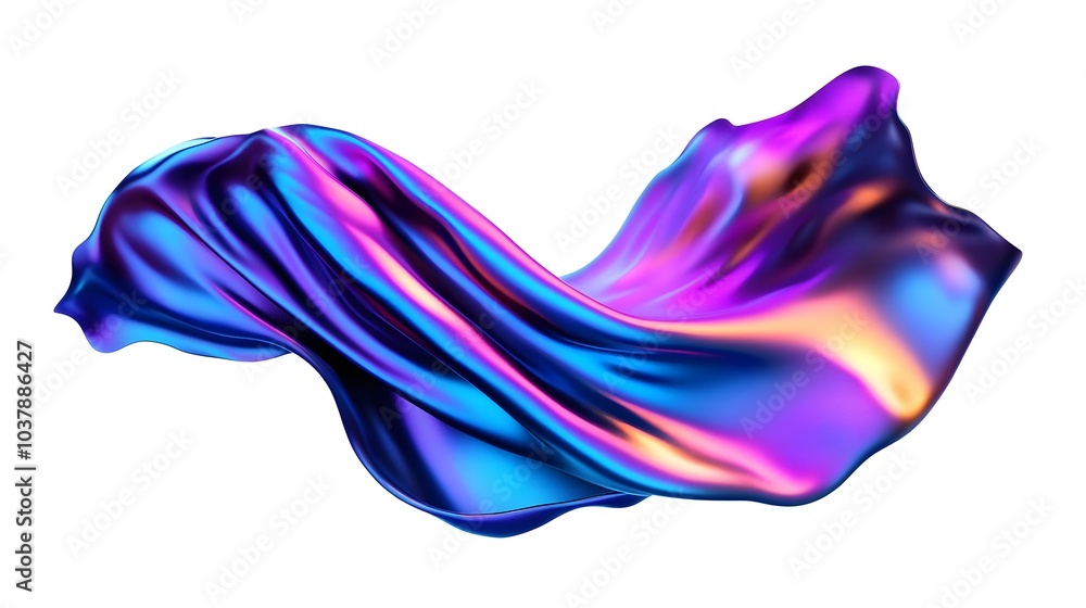 Obraz premium Abstract colorful shape, 3d render