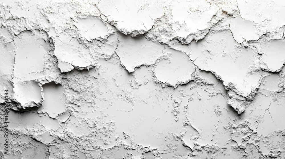 Abstract White Background with Cracked and Peeling Texture for Vintage and Rustic Design Projects. Generative AI Abstract White Background with Cracked and Peeling Texture for Vintage and Rustic Design Projects. Generative AI