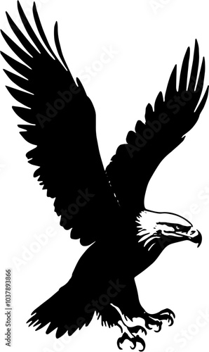 Eagle silhuette svg