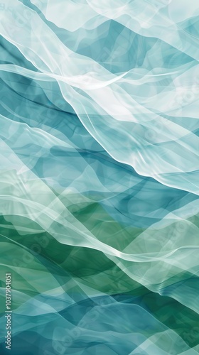 Wallpaper Mural Soft blue abstract waves wallpaper with layered textures creating a calm and serene atmosphere for relaxation or inspiration Torontodigital.ca