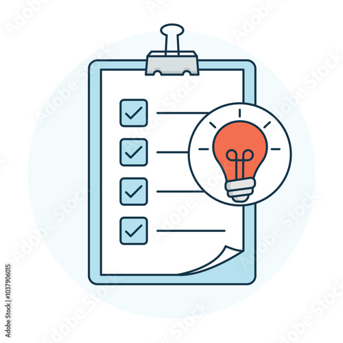 Planning and Requirement Gathering Icon for Effective Project Initiation icon with editable stroke.