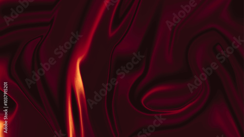 Red liquify marble texture. Dark red fluid background. Abstract liquify background. Digital blurred red background with spread liquify flow for design. 