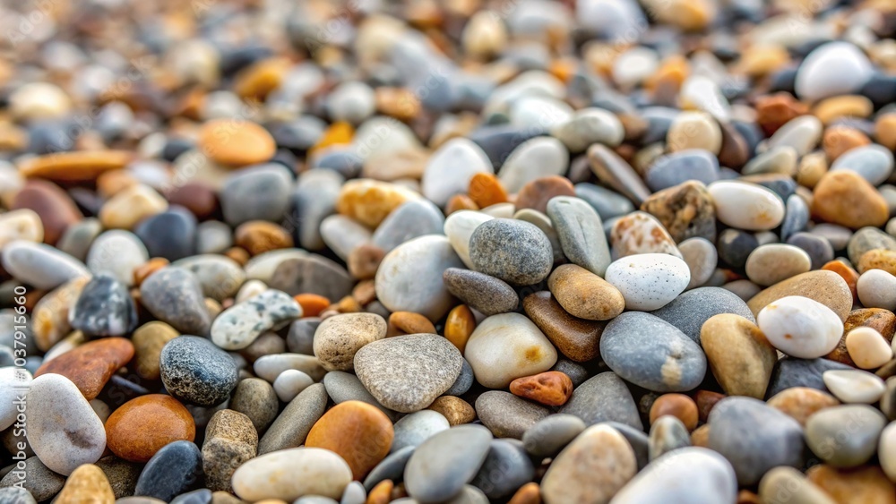 Realistic background of shingles and pebbles macro Realistic background of shingles and pebbles macro