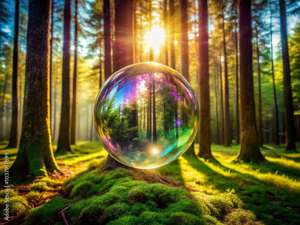In a vibrant forest, hydrogen bubbles symbolize cutting-edge, zero-emission technology, epitomizing revolutionary fuel In a vibrant forest, hydrogen bubbles symbolize cutting-edge, zero-emission technology, epitomizing revolutionary fuel
