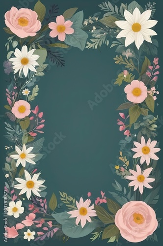 floral frame border