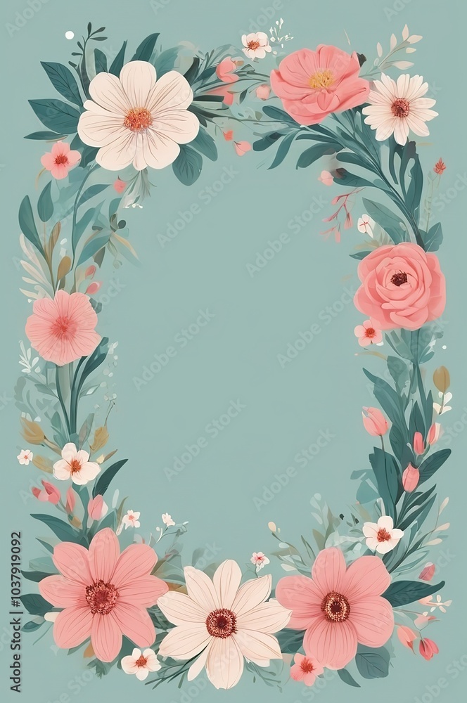 floral frame border floral frame border