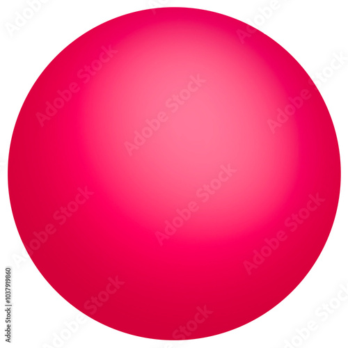 Saspberry pink sphere