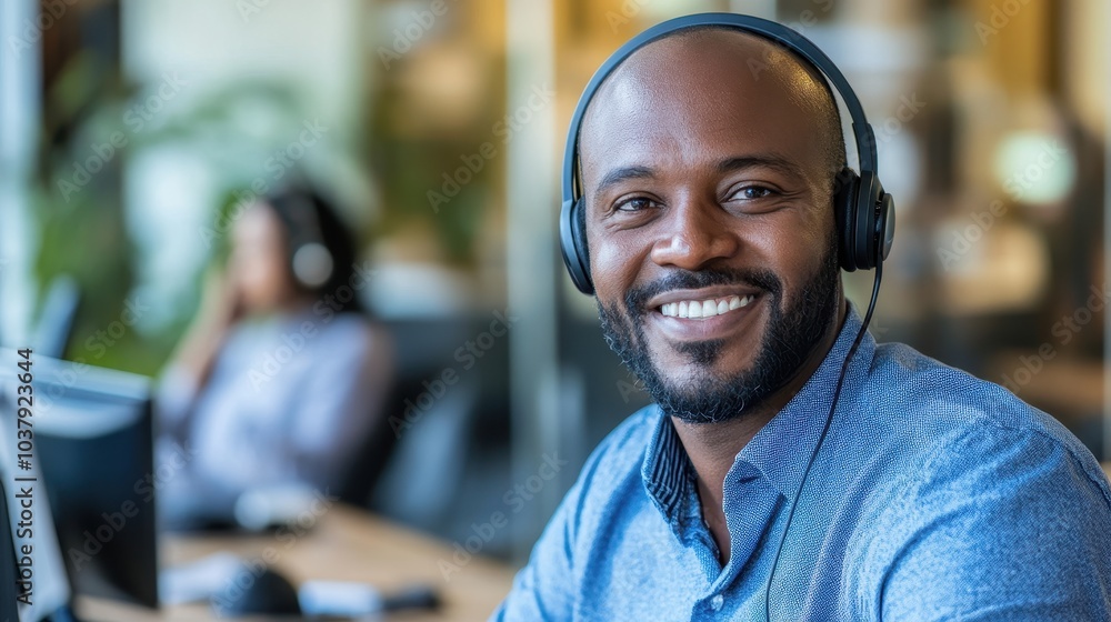 Professional Call Center Supervisor Portrait Professional Call Center Supervisor Portrait
