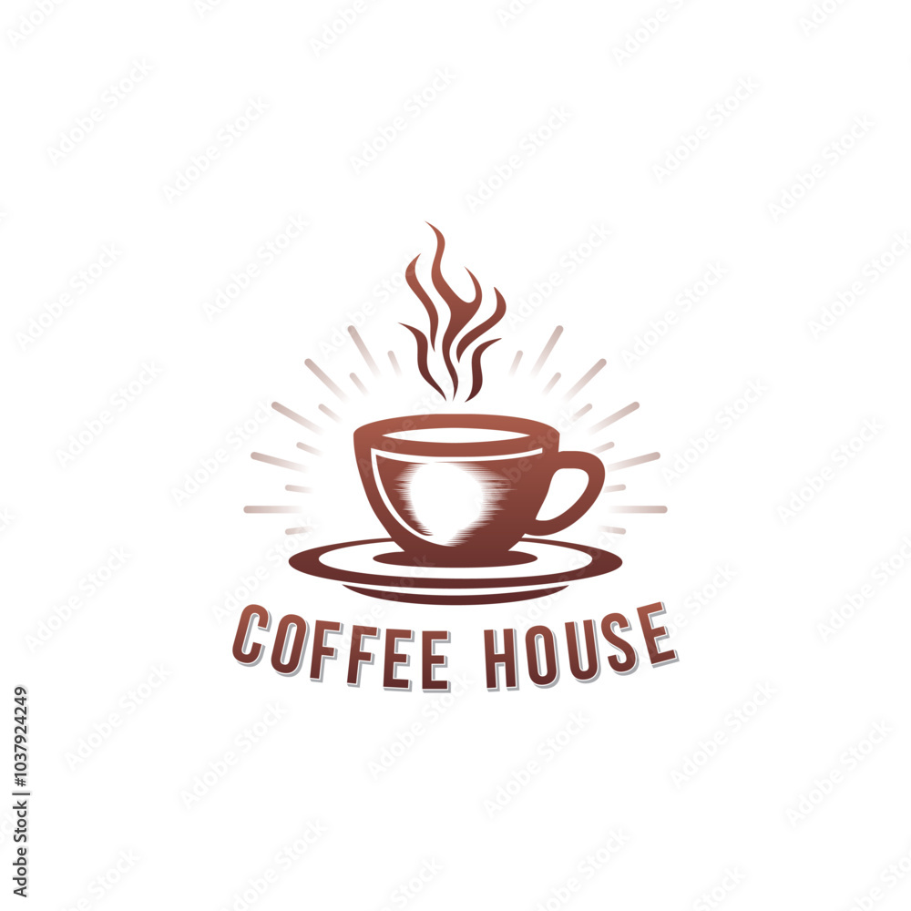 House Coffee Logo Design House Coffee Logo Design