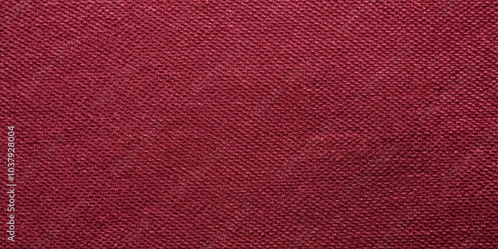 Fototapeta premium Texture of maroon textile material background with asymmetrical design