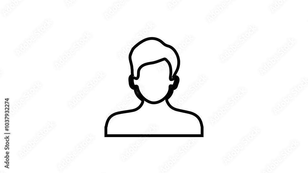 Glowing neon person sign icon people icon. Glowing neon person sign icon people icon.