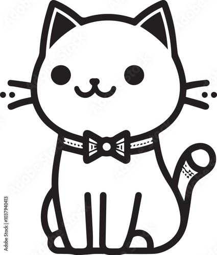 cute cartoon cat