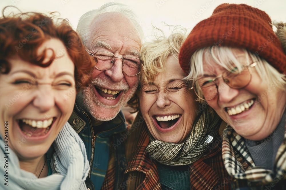 Senior Adult Friends Happiness Friendship Togetherness Fun Smiling Portrait Concept Senior Adult Friends Happiness Friendship Togetherness Fun Smiling Portrait Concept