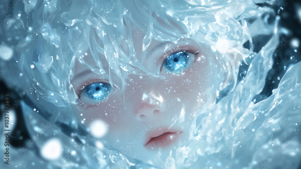 Enchanting Anime Art of a Celestial Character Enchanting Anime Art of a Celestial Character