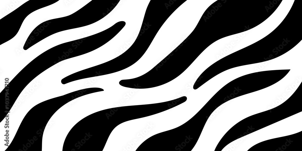 Obraz premium zebra pattern, zebra graphic black white for background