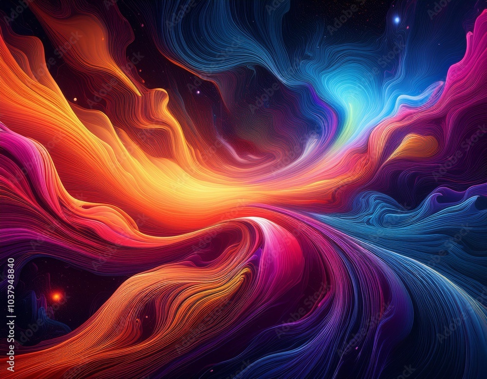 Obraz premium abstract fractal background